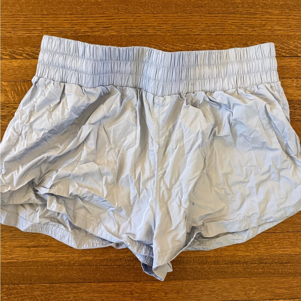 Varley Light Blue Kallin Running Athletic Shorts - large